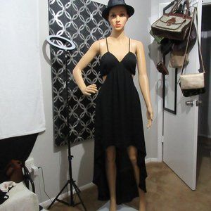 Express High /low black dress size 6